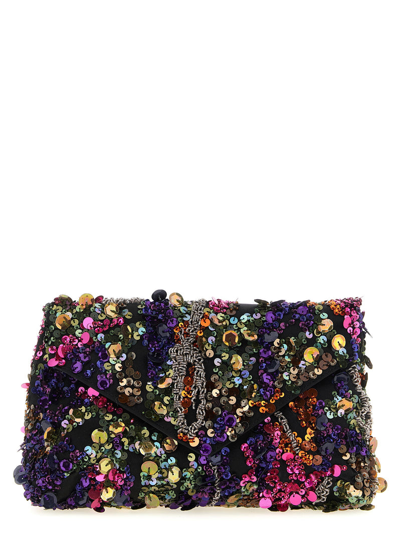 Dries Van Noten Dries Van Noten Embellished Envelope Clutch