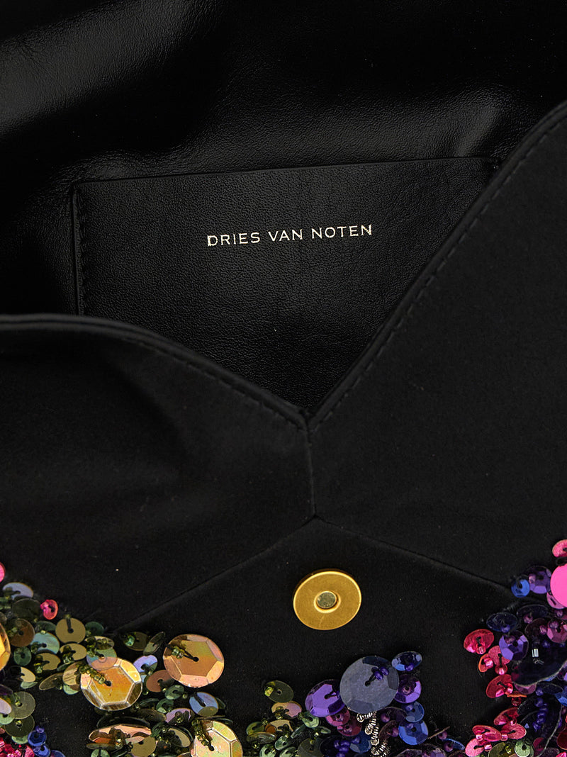 Dries Van Noten Dries Van Noten Embellished Envelope Clutch