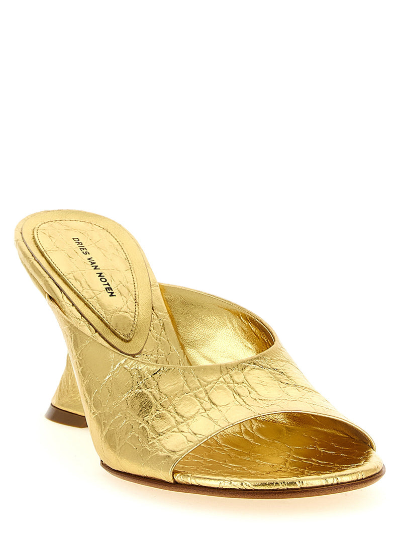 Dries Van Noten Dries Van Noten Curved Wedge Mules