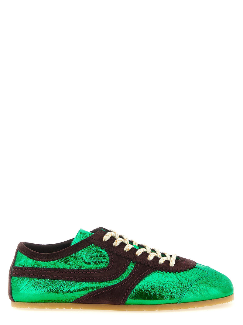 Dries Van Noten Dries Van Noten Laminated Leather Sneakers