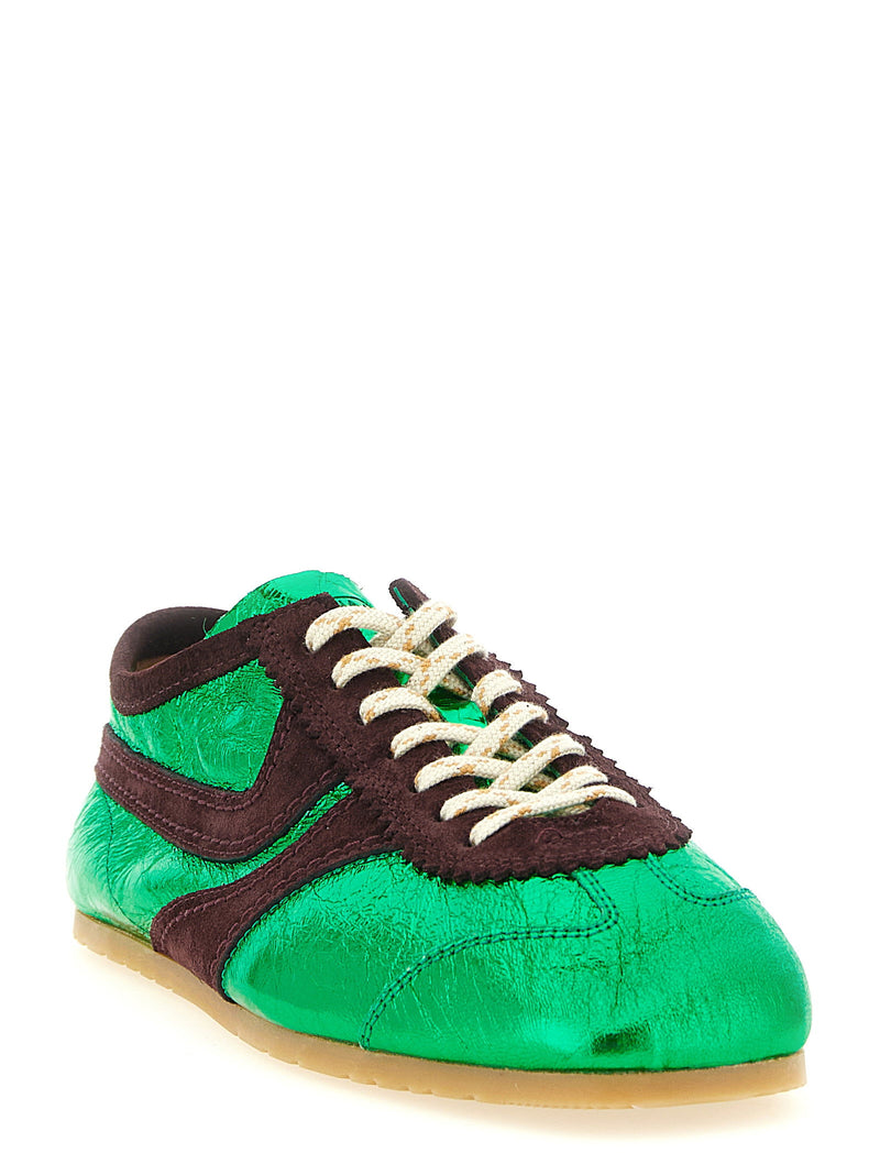 Dries Van Noten Dries Van Noten Laminated Leather Sneakers