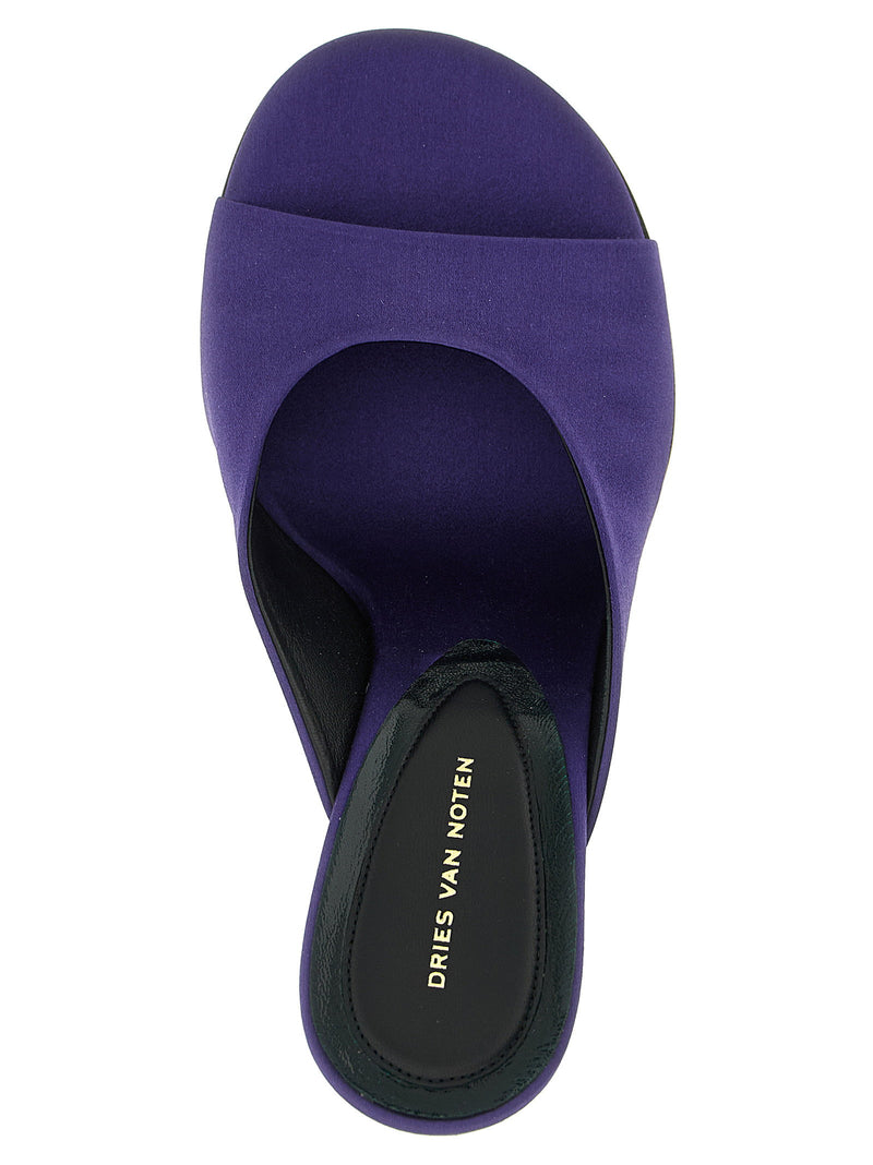 Dries Van Noten Dries Van Noten Satin Mules