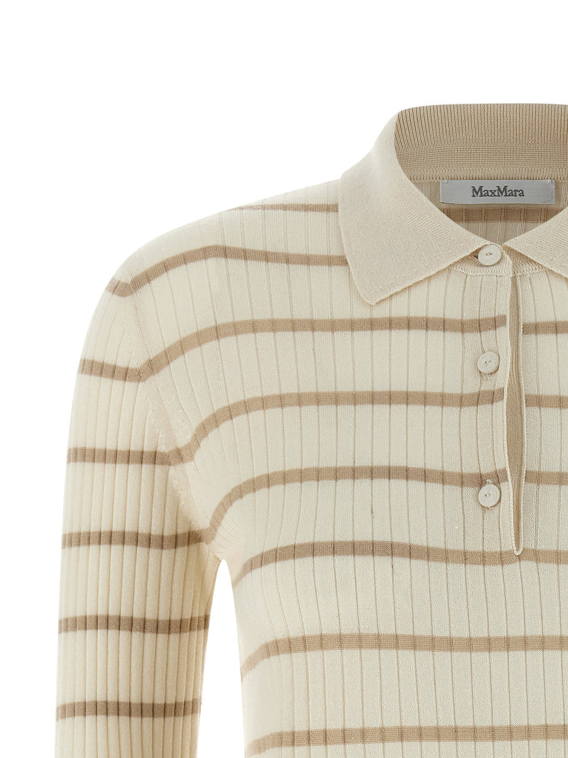 Max Mara Max Mara Mxpgitano Polo Shirt | URBALENTI™ NYC