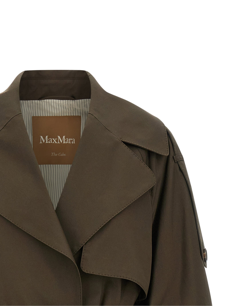 Max Mara The Cube Mtcutrench Trench Coat | Urbalenti™ NYC