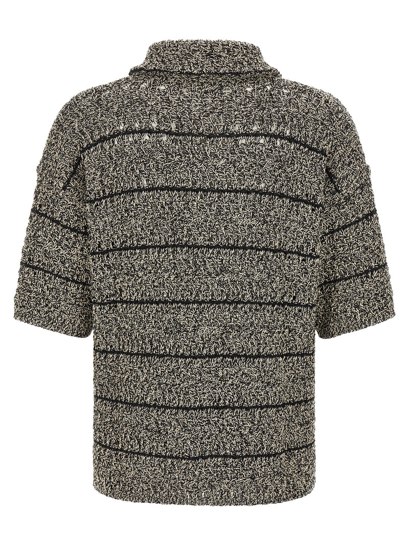 Roberto Collina Roberto Collina Mouliné Insert Cardigan