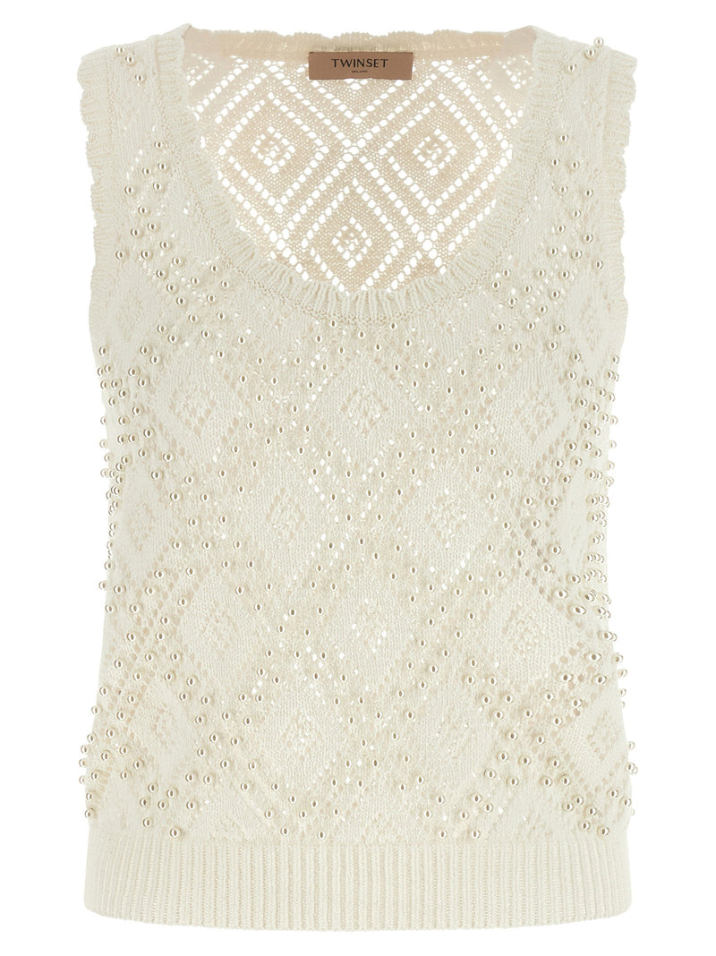 Twin Set Twin Set Pearl Top