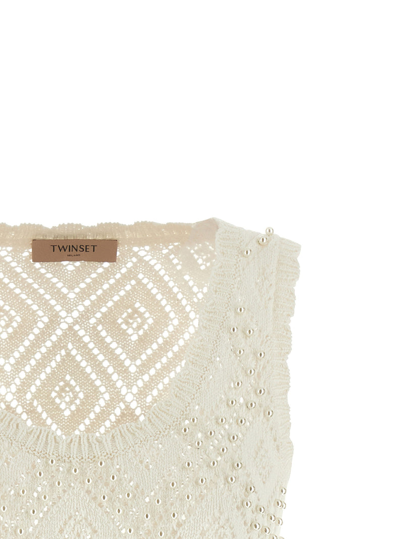 Twin Set Twin Set Pearl Top
