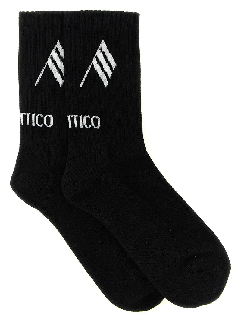The Attico The Attico Logo Intarsia Socks