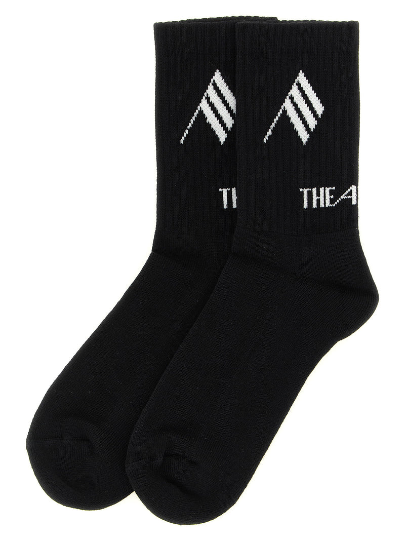 The Attico The Attico Logo Intarsia Socks