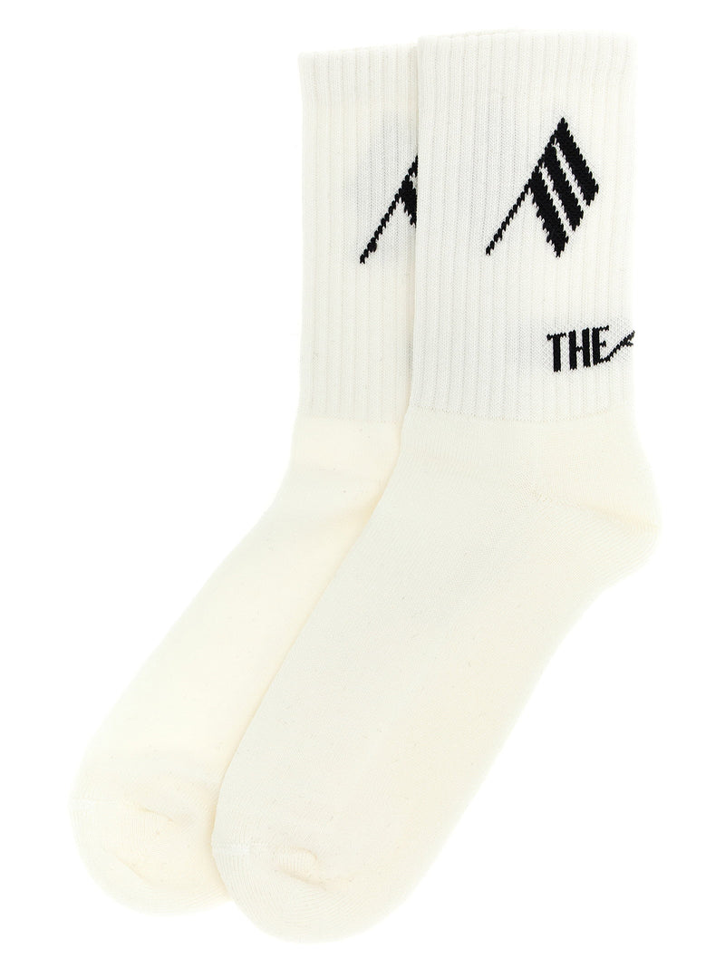 The Attico The Attico Logo Intarsia Socks