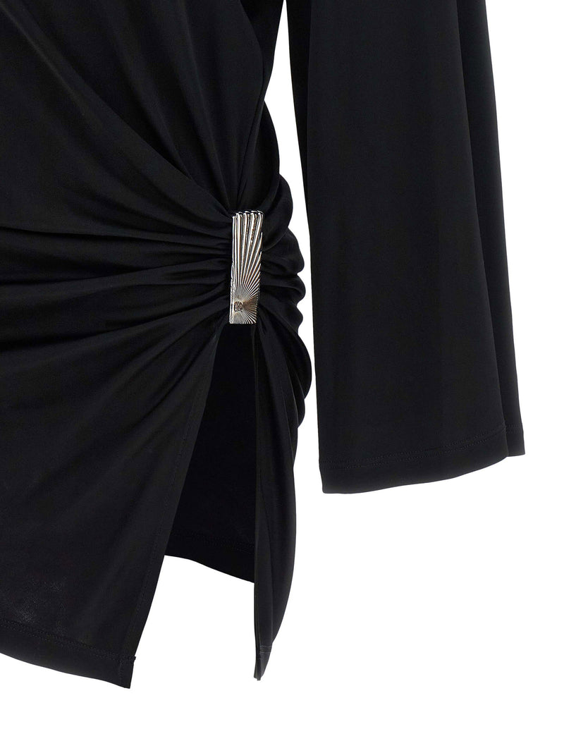 The Attico The Attico Metallic Detail Dress
