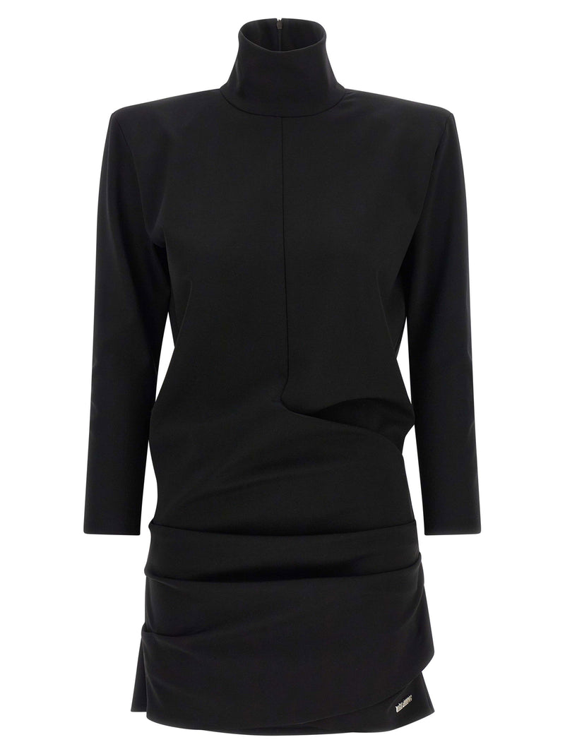 The Attico The Attico Structured Shoulder Dress