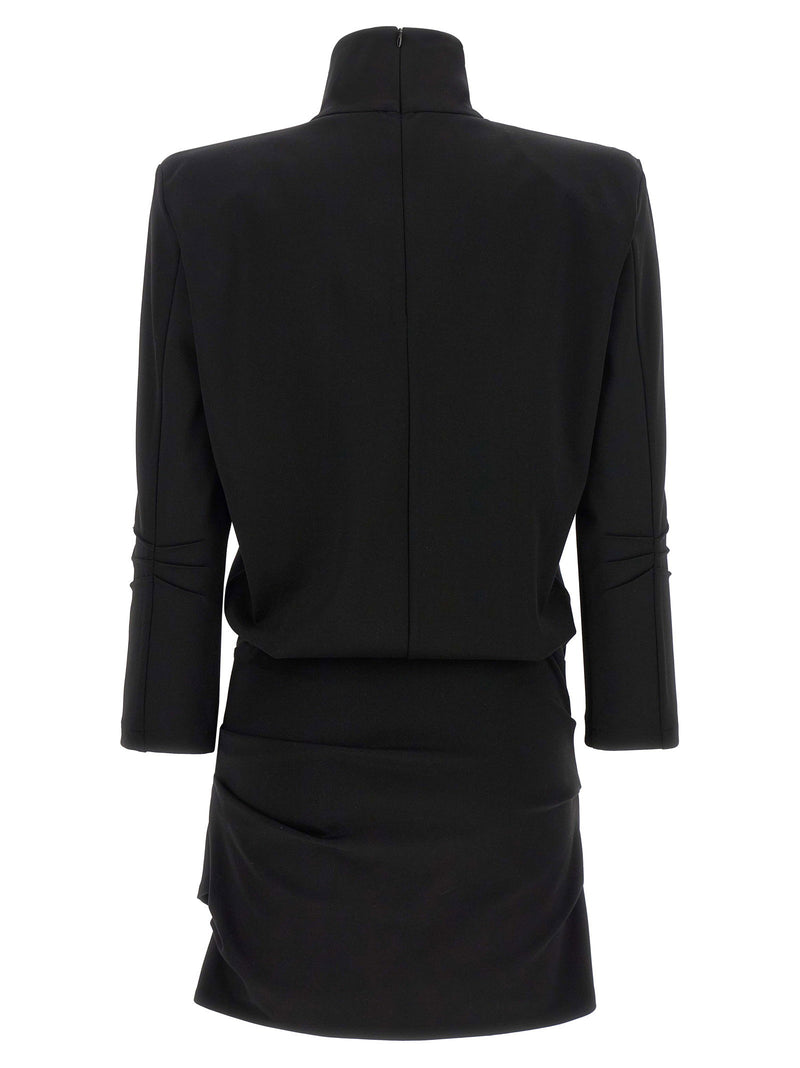The Attico The Attico Structured Shoulder Dress