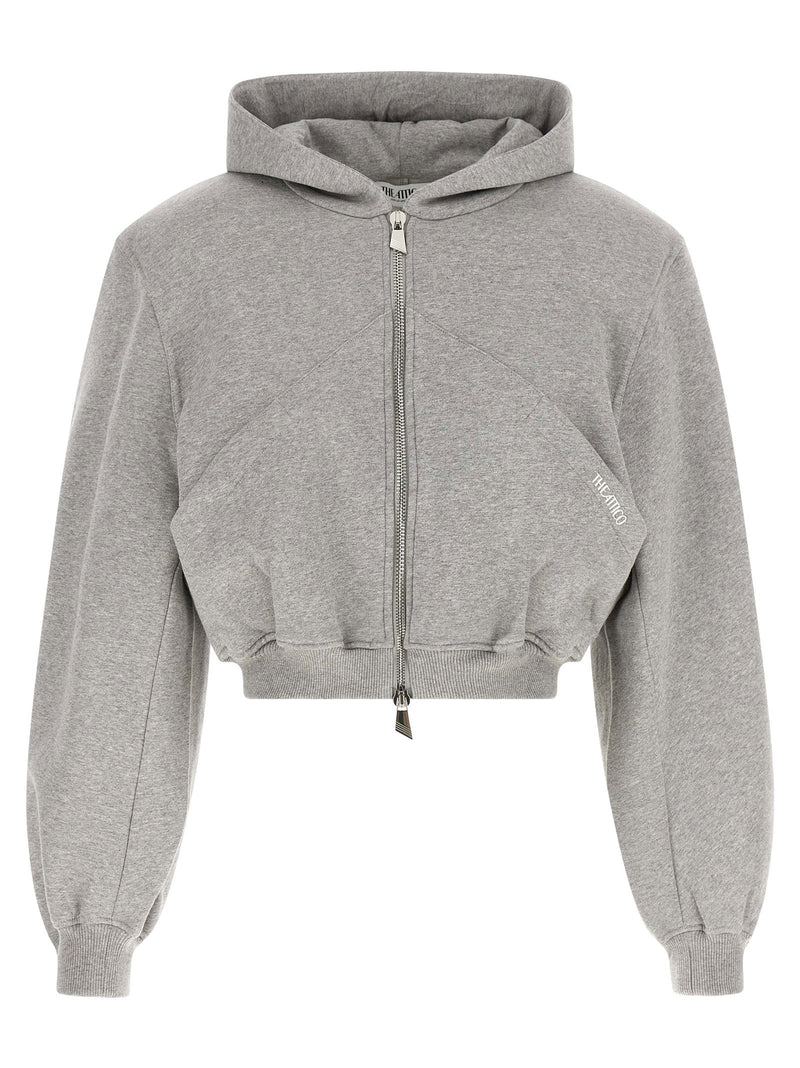 The Attico The Attico Cropped Hoodie