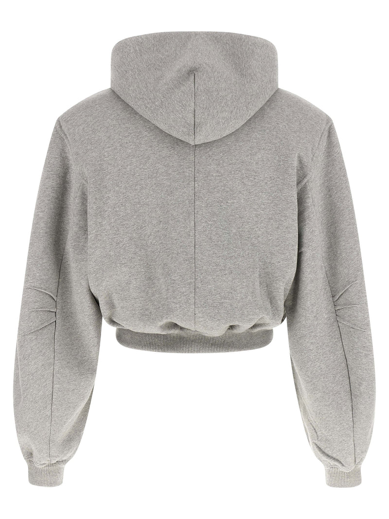 The Attico The Attico Cropped Hoodie