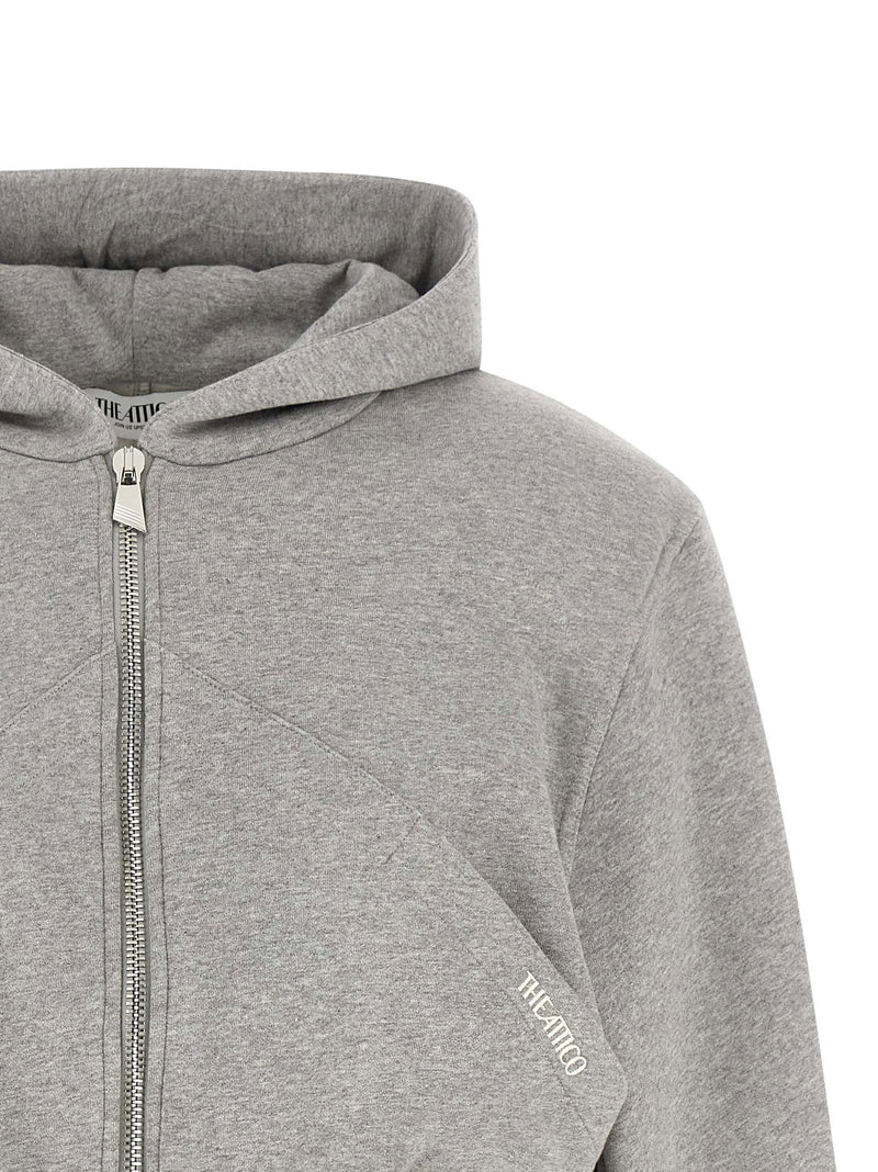 The Attico The Attico Cropped Hoodie