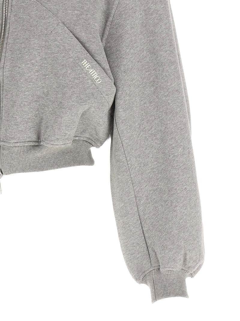 The Attico The Attico Cropped Hoodie