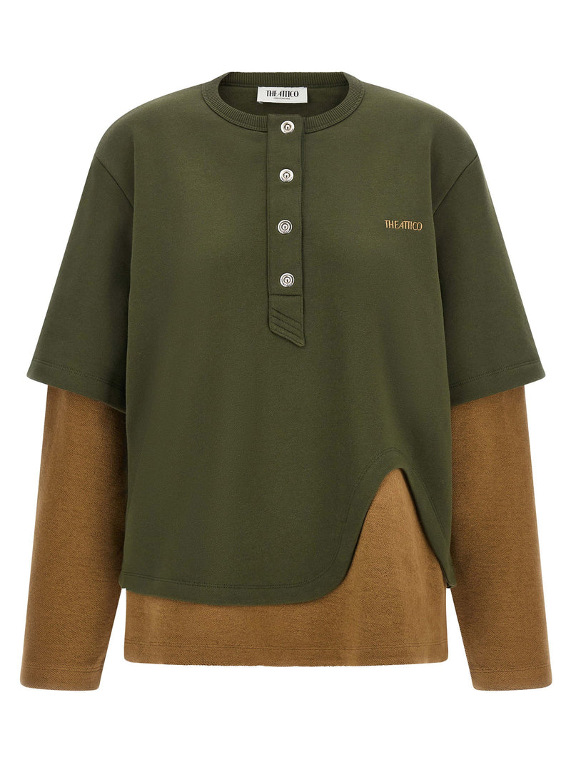 The Attico The Attico Trompe Loeil Sweatshirt