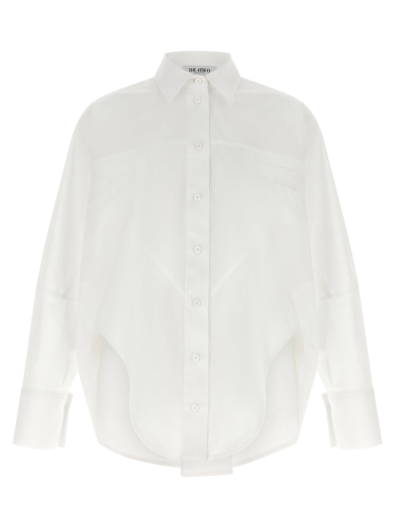 The Attico The Attico Shaped Hem Shirt