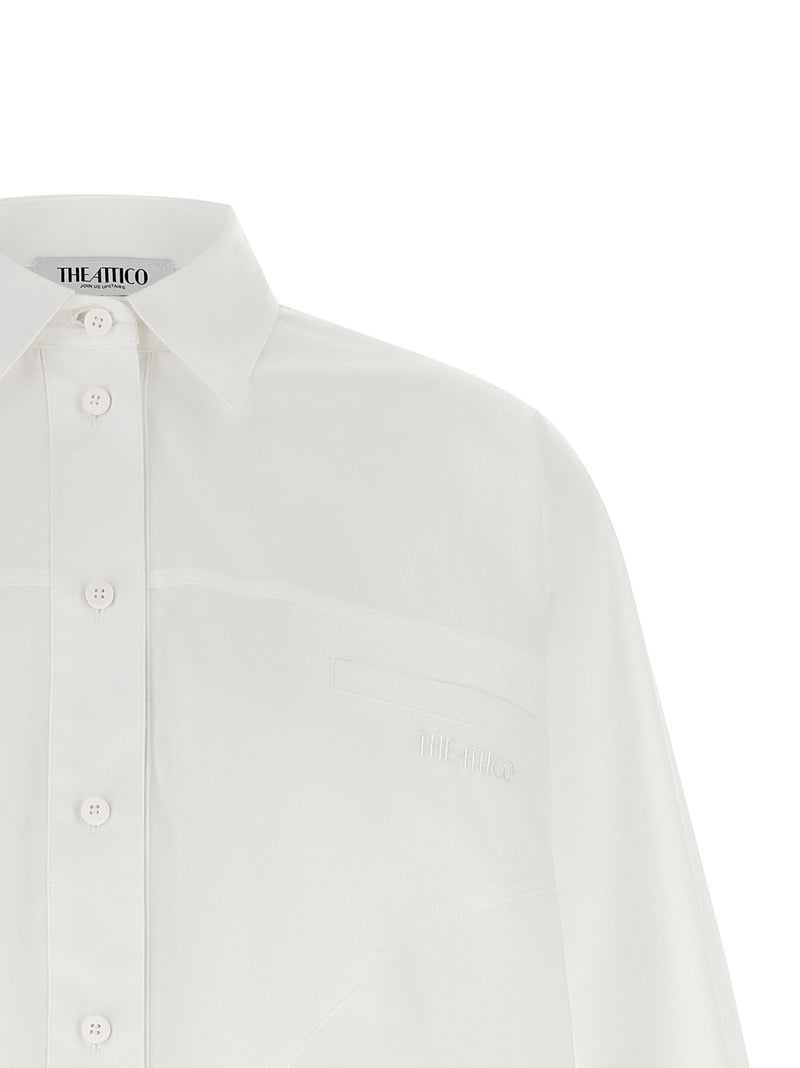 The Attico The Attico Shaped Hem Shirt