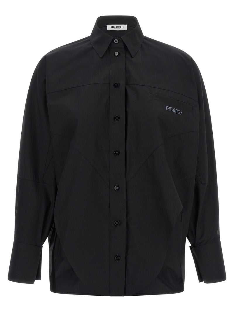 The Attico The Attico Shaped Hem Shirt