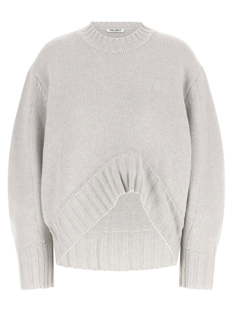 The Attico The Attico Asymmetrical Hem Sweater