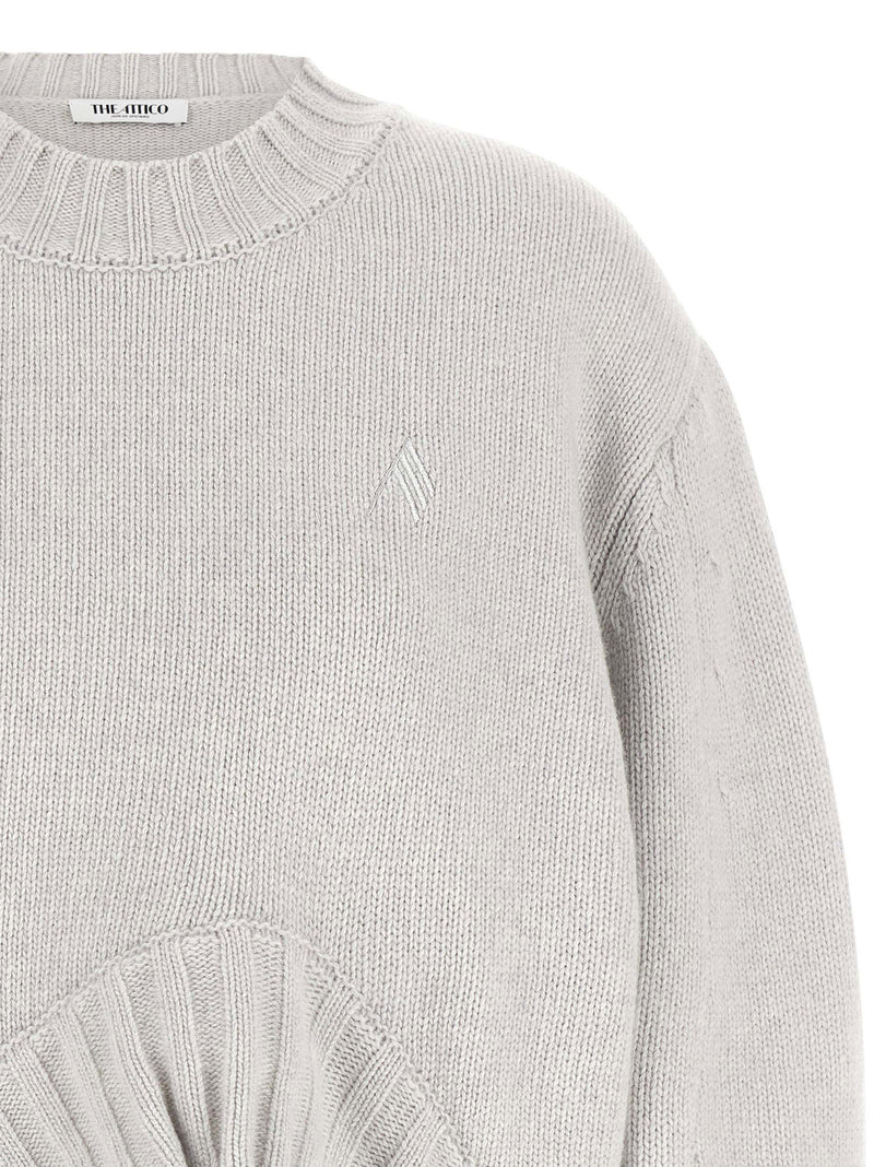 The Attico The Attico Asymmetrical Hem Sweater