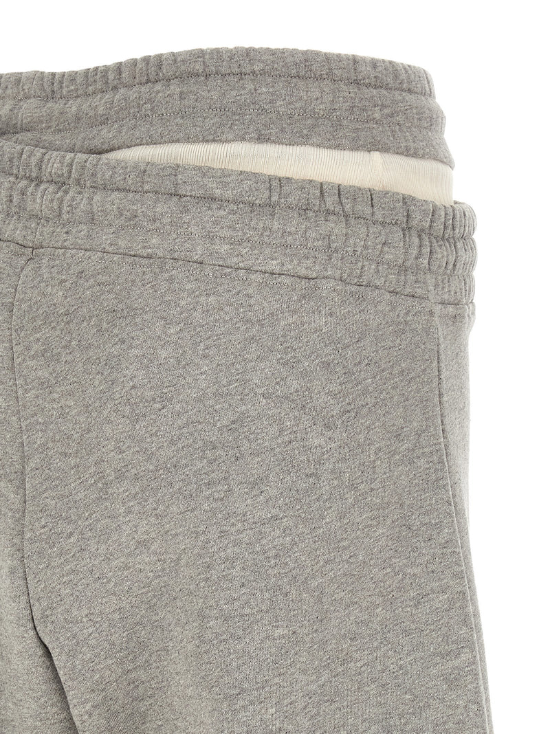 The Attico The Attico Asymmetrical Double Waist Trousers