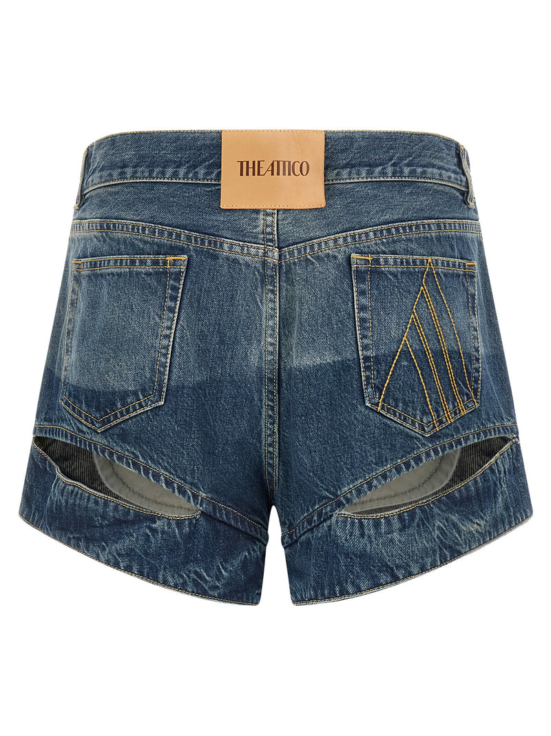 The Attico The Attico Cut-out Shorts