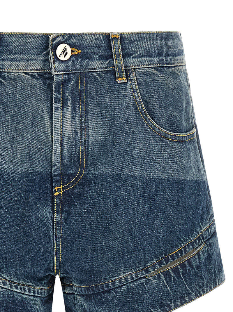 The Attico The Attico Cut-out Shorts