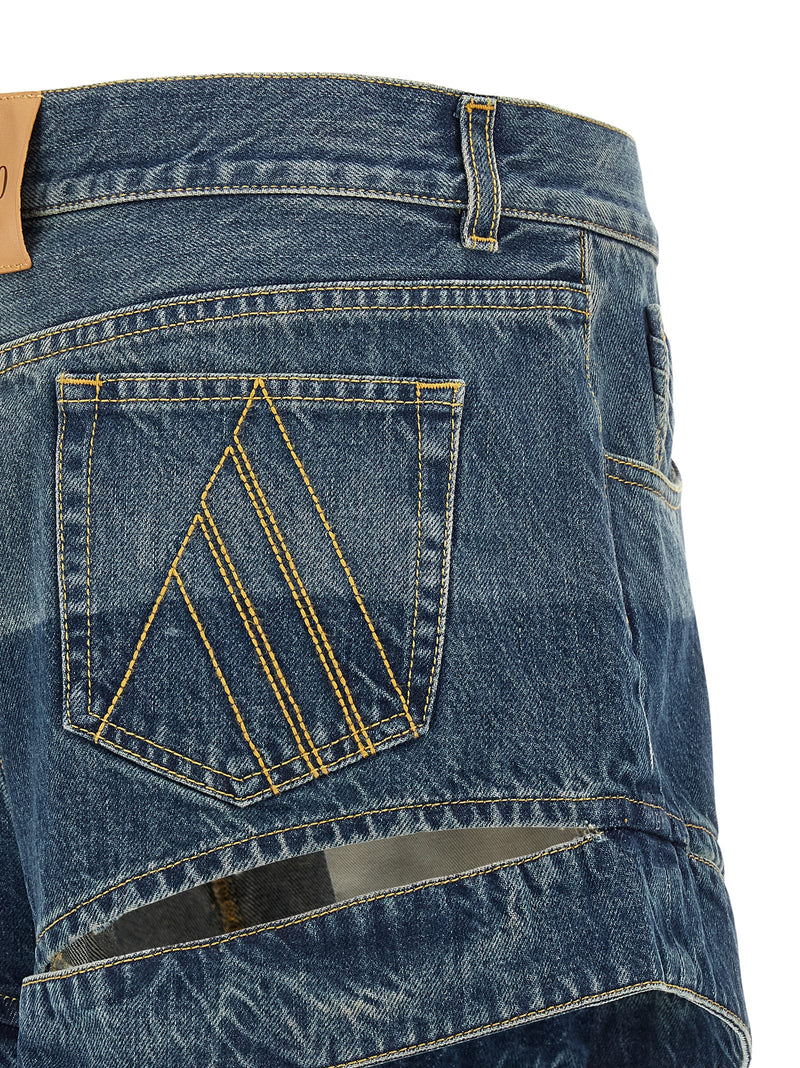 The Attico The Attico Cut-out Shorts