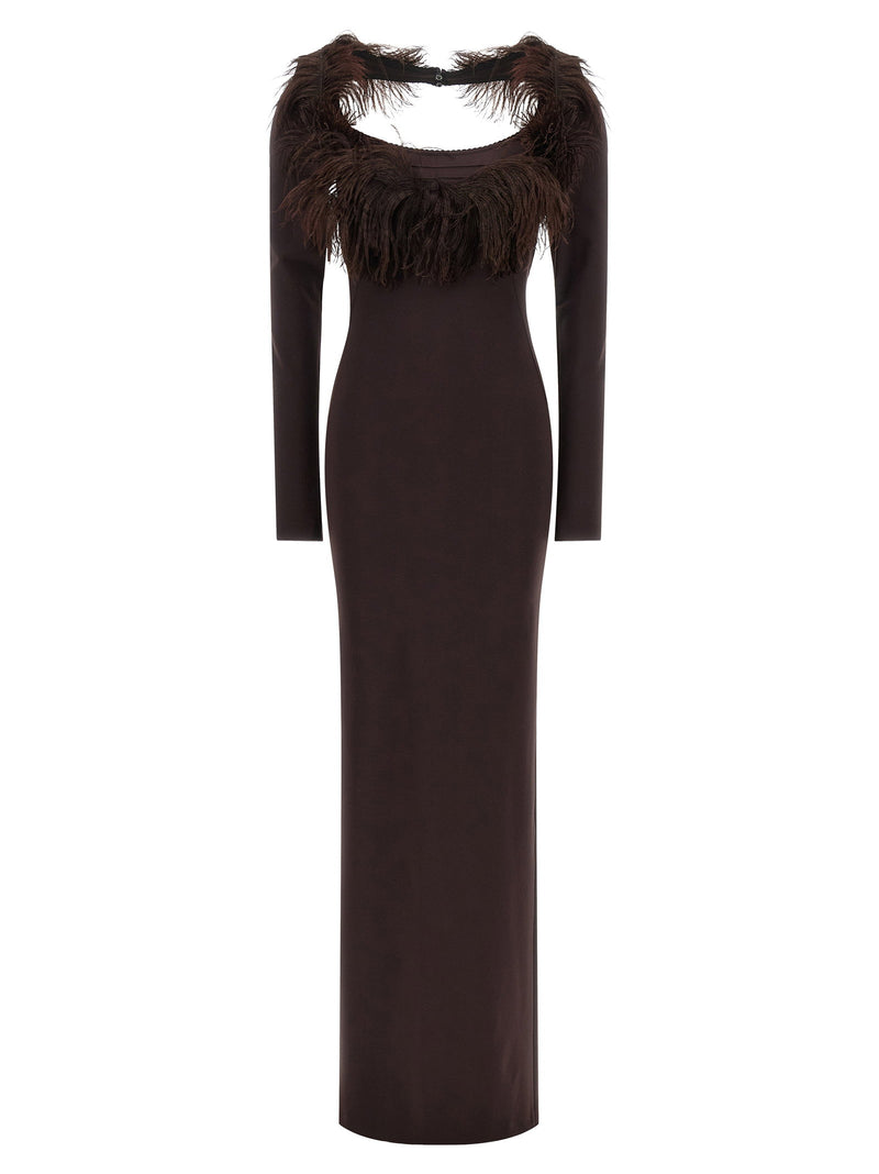 The Attico The Attico Feather Dress