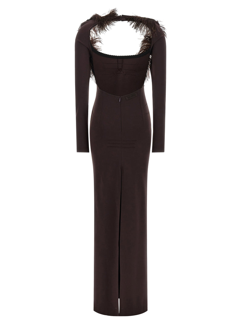 The Attico The Attico Feather Dress