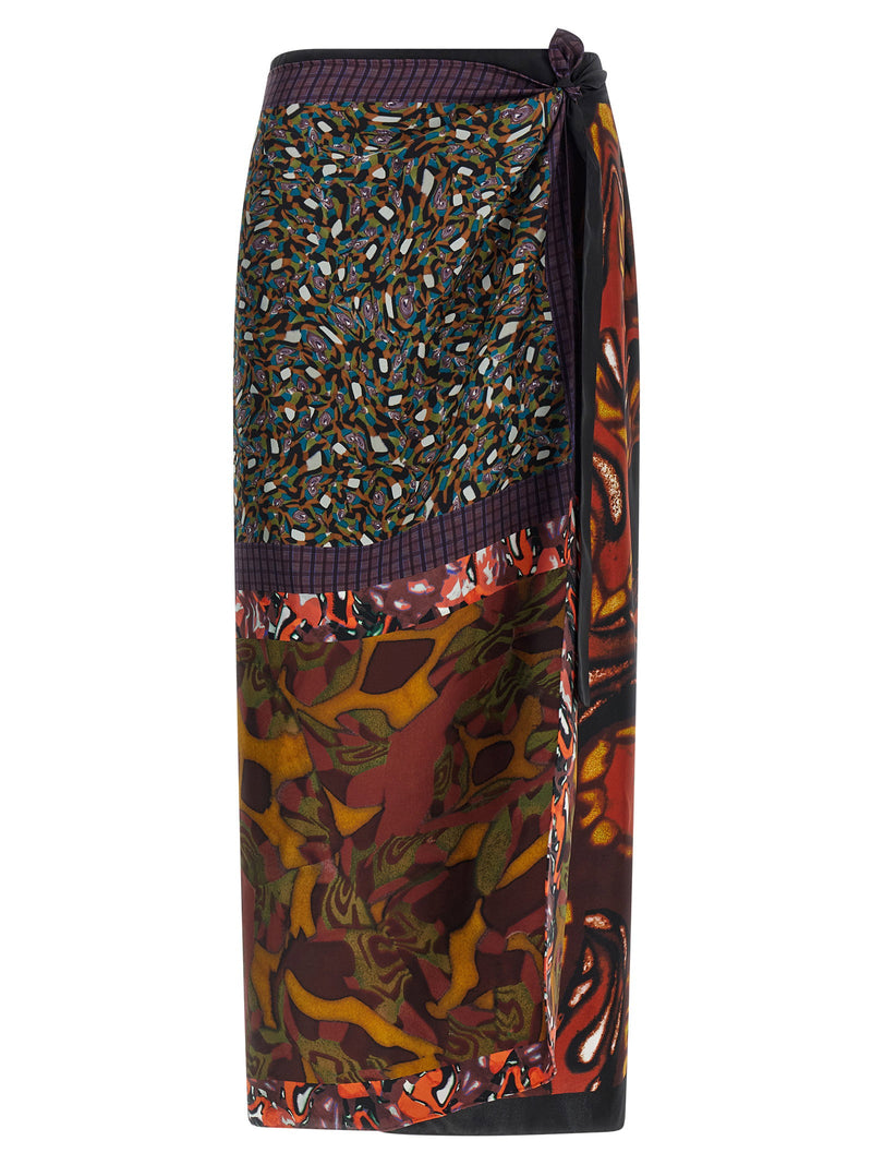 Dries Van Noten Dries Van Noten Scarfy Skirt