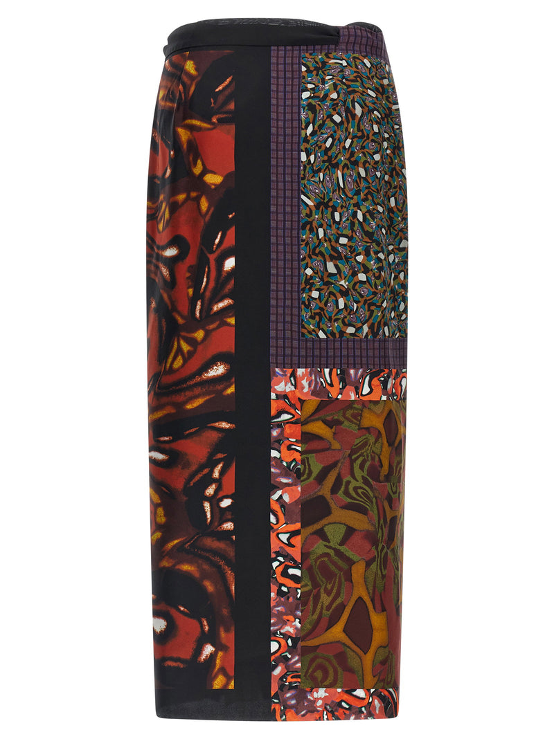 Dries Van Noten Dries Van Noten Scarfy Skirt