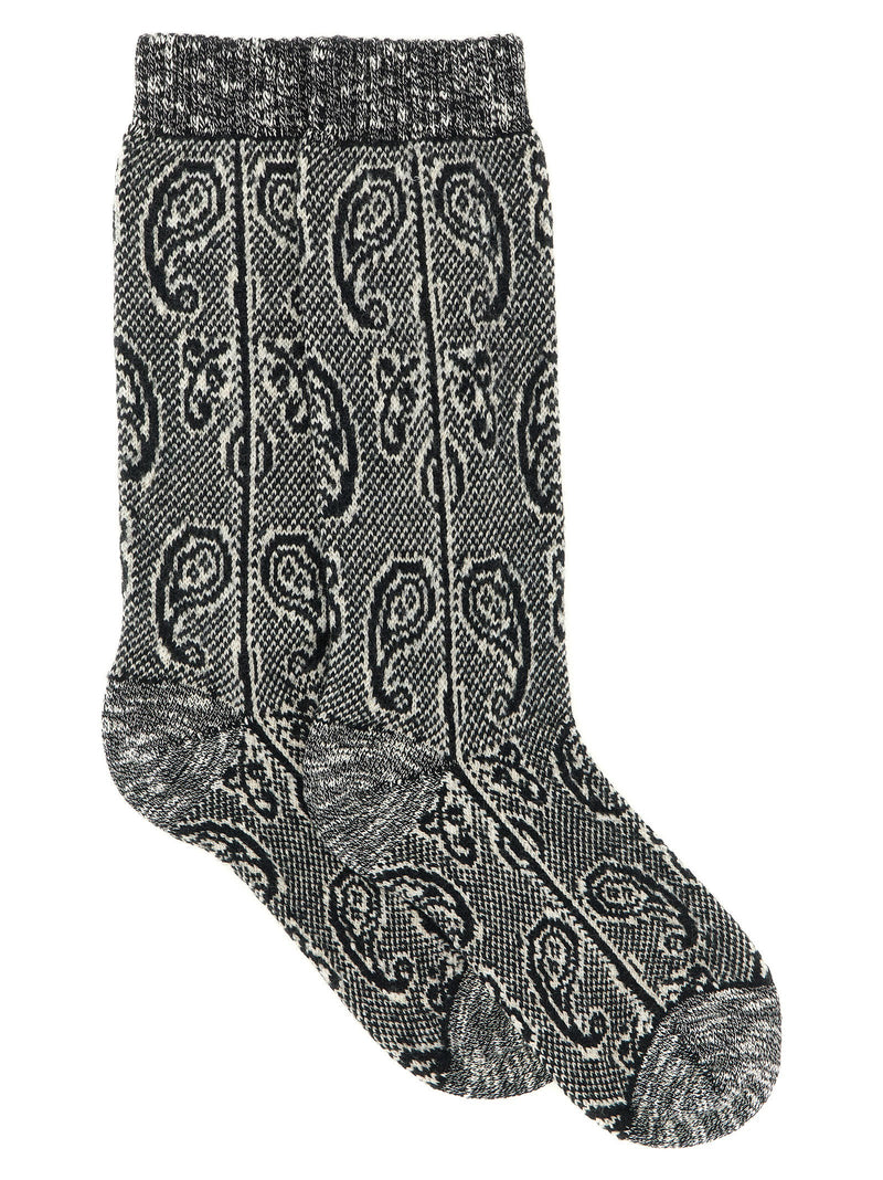 Dries Van Noten Dries Van Noten Paisley Jacquard Socks