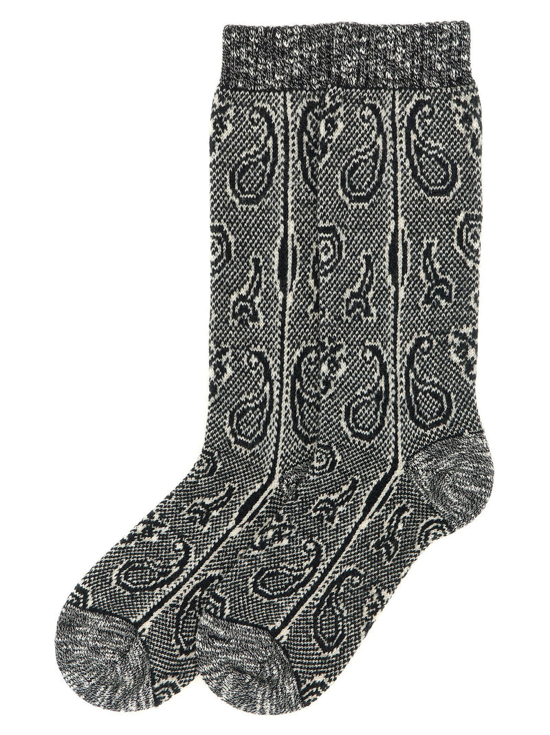 Dries Van Noten Dries Van Noten Paisley Jacquard Socks