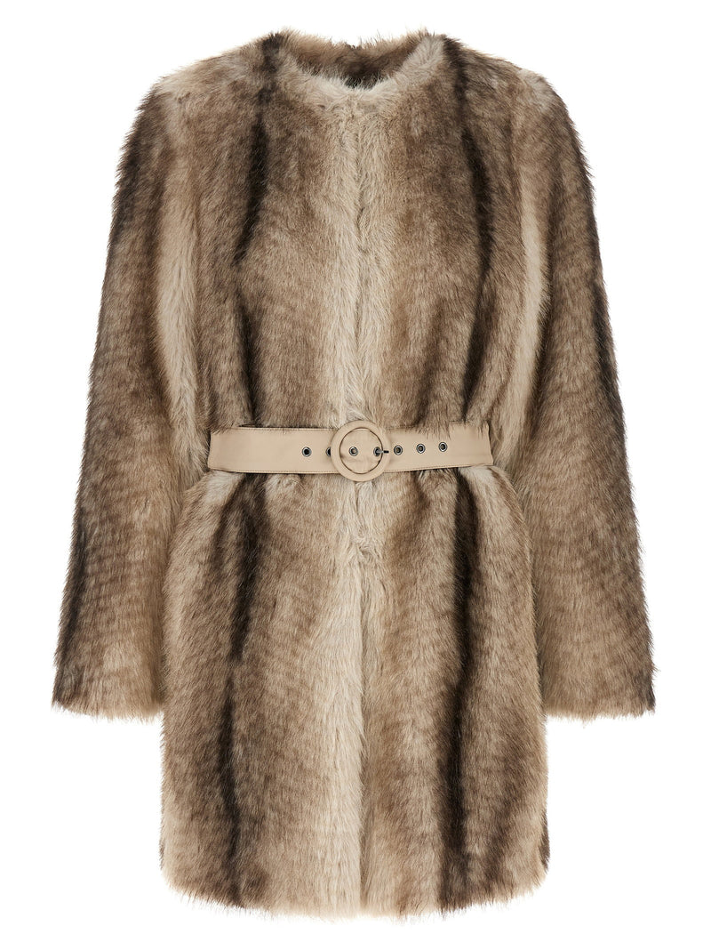 Twin Set Twin Set Eco-fur Coat