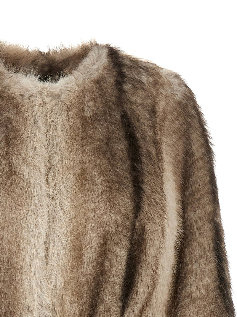 Twin Set Twin Set Eco-fur Coat