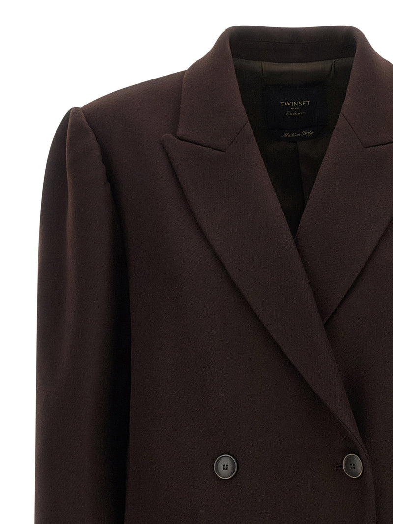 Twin Set Twin Set Double-breasted Coat
