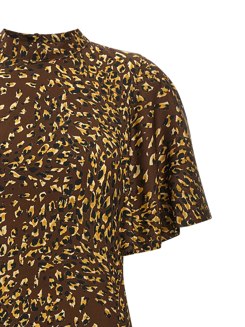 Twin Set Twin Set Animal Print Dress