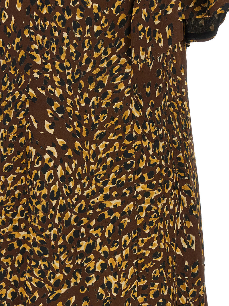 Twin Set Twin Set Animal Print Dress
