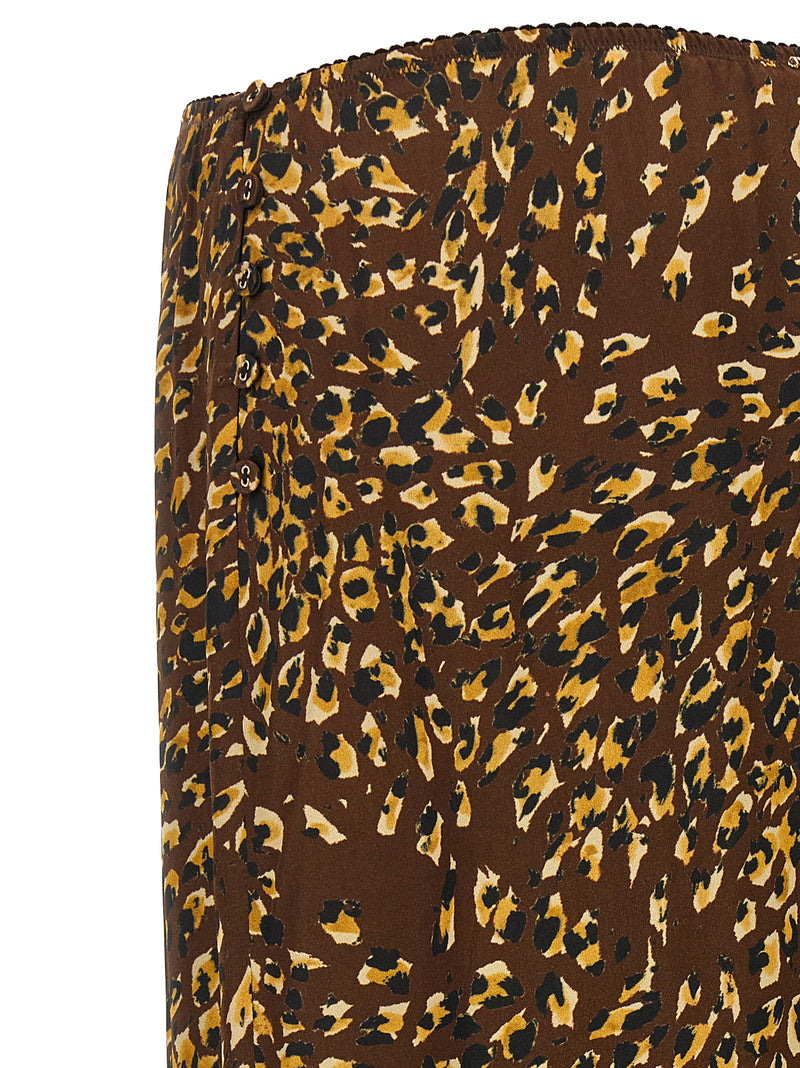 Twin Set Twin Set Animal Skirt