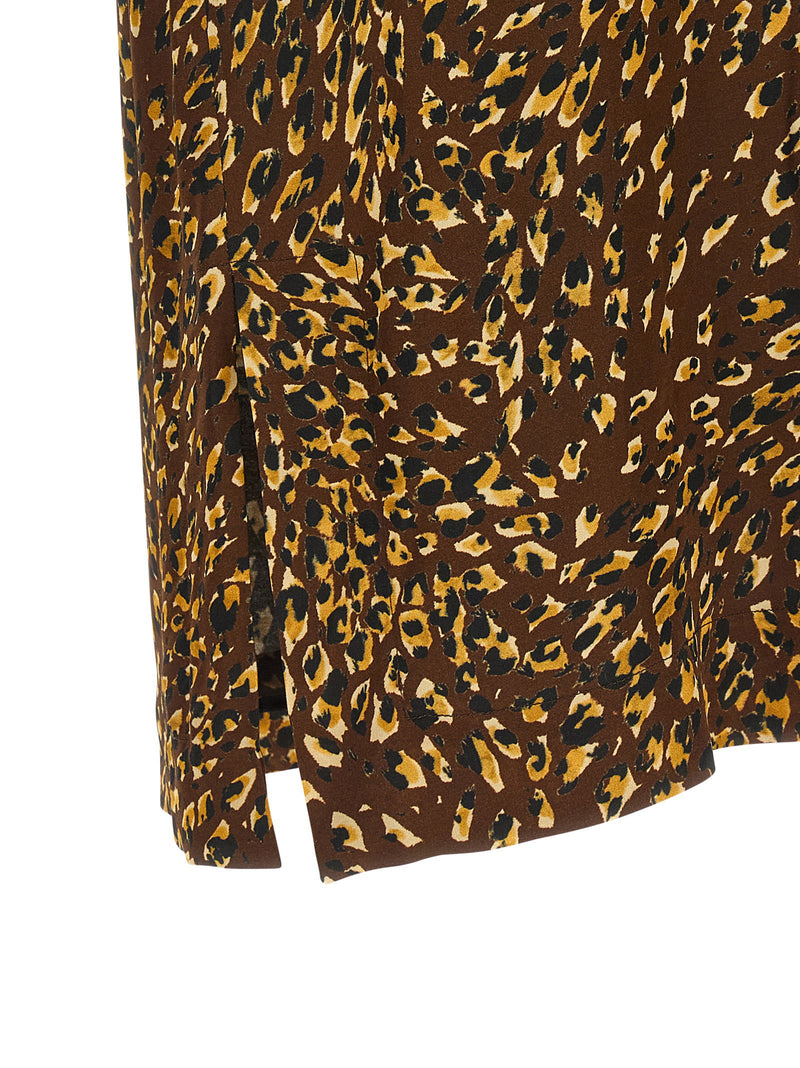 Twin Set Twin Set Animal Skirt