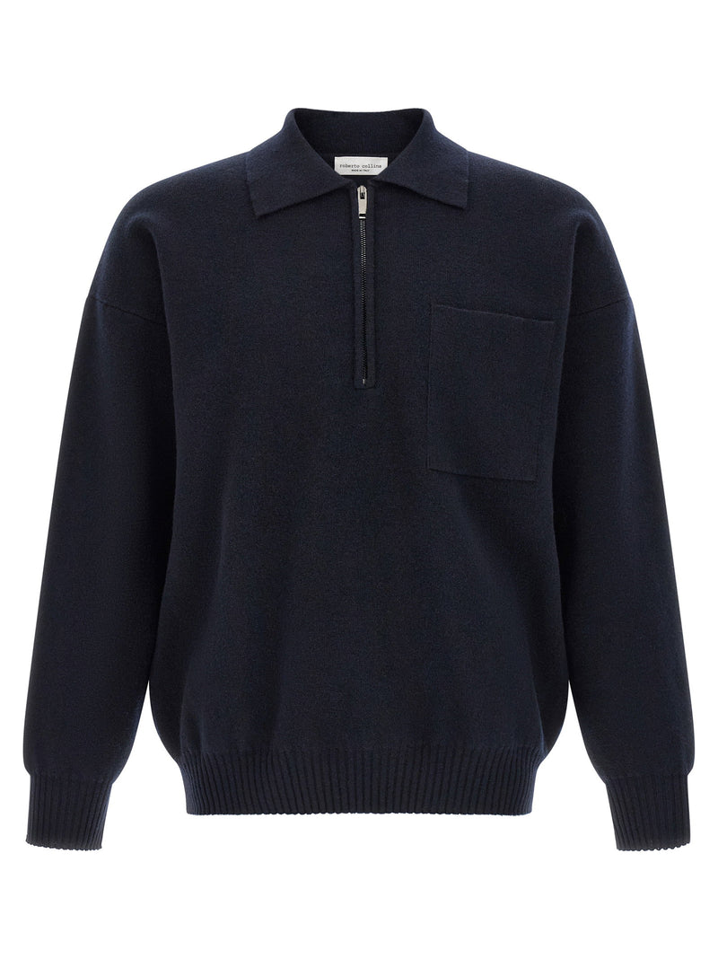 Roberto Collina Merino Wool Polo Shirt