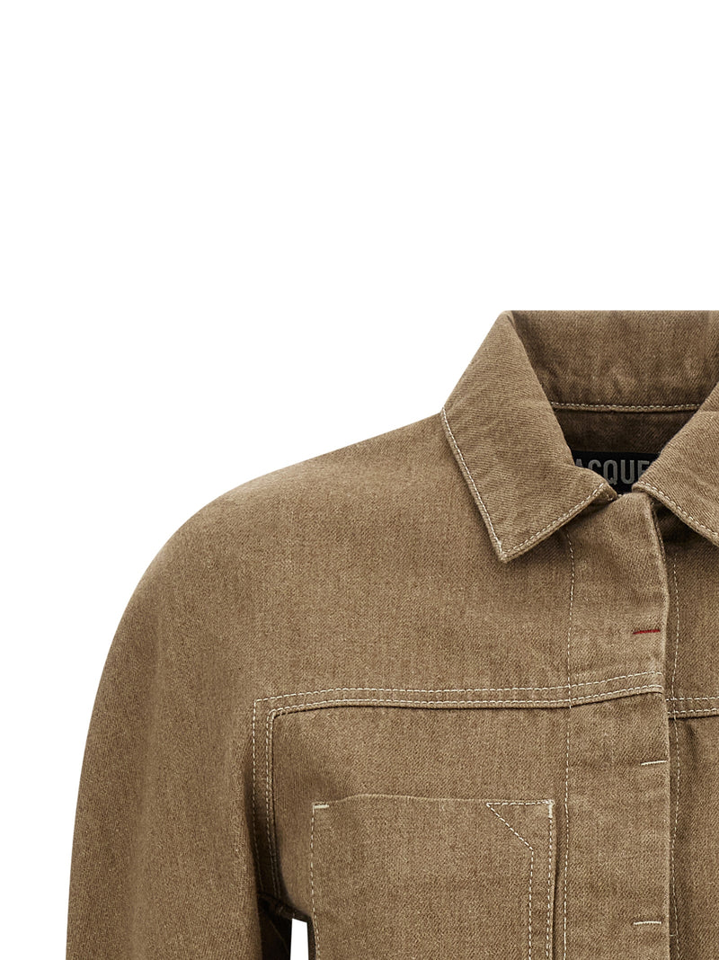 Jacquemus Jacquemus La Veste Ovalo Cargo Jacket