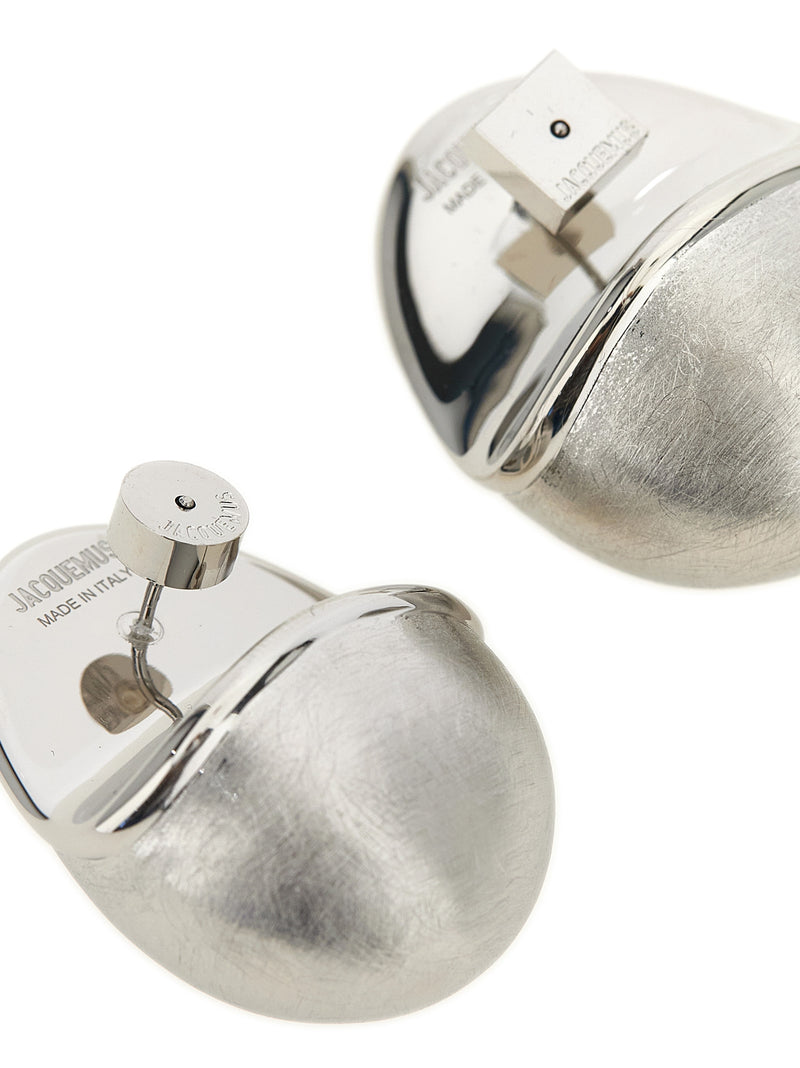 Jacquemus Les Boucles Raisin Earrings - Silver | Urbalenti™ NYC