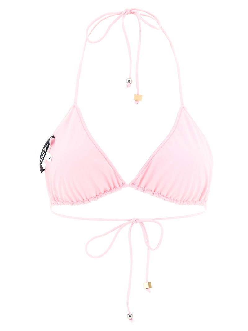 Jacquemus Le Haut De Plage Triangle Bikini Top | Urbalenti™ NYC