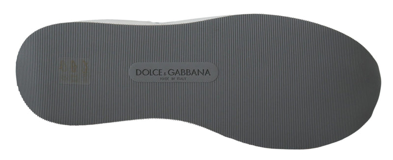 Tênis esportivos de cano baixo em couro multicolorido Dolce & Gabbana