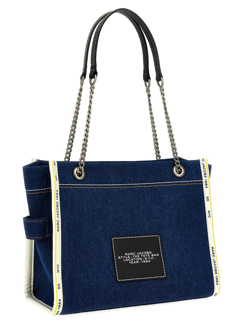 Marc Jacobs The Denim Chain Medium Tote Shoulder Bag | Urbalenti™ NYC